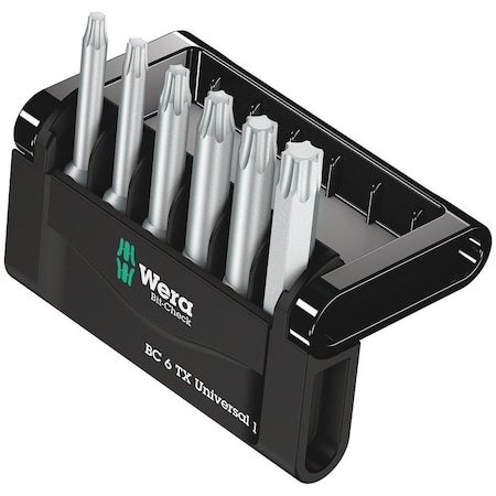 Wera Bit-Check 6 TX Universal 1, 6 pieces 5056472001