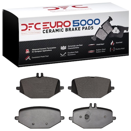 Dfc 5000 Euro Ceramic Disc Brake Pad Set,  1600-2210-00