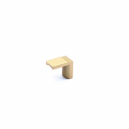 Schaub 1-1/8in Quadrato Cabinet Finger Pull Signature Satin Brass Finish 20014-SSB