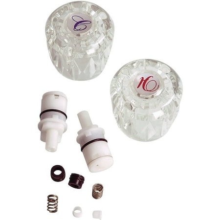 Danco Faucet Repair Trim Kit, Complete, Clear, For: Valley Faucets 39684
