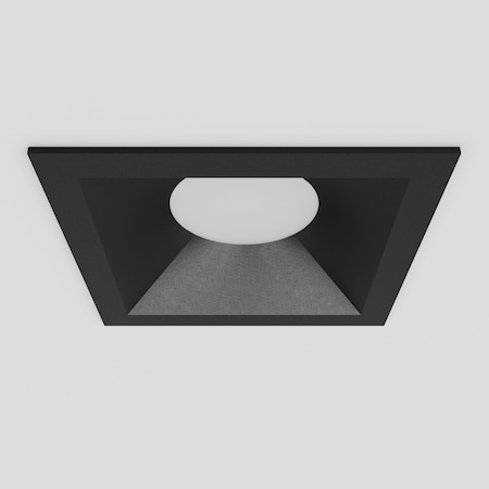 Vidalite Inspira 3in Black Square Integrated LED Canless Recessed Lighting Kit, Selectable 5CCT, 14W, 1200LM CE1009418