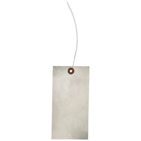Brady Blank Tyvek Tags 3.125 in H x 6.25 in W White Pack of 100 Tags, 100PK 101967