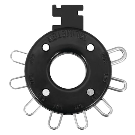 Perform Tool Spark Plug Gapping Tool 8 Round Wire Blade; 0025 To 08 In/ 0635 To 208 mm Gap Range W163C