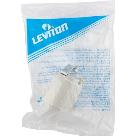 Leviton Keyless Medium Base White Porcelain Lamp Socket 004-03152-008