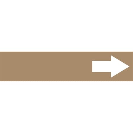 Accuform ASME ANSI PIPE MARKER SHORT ARROW RPK765SSH
