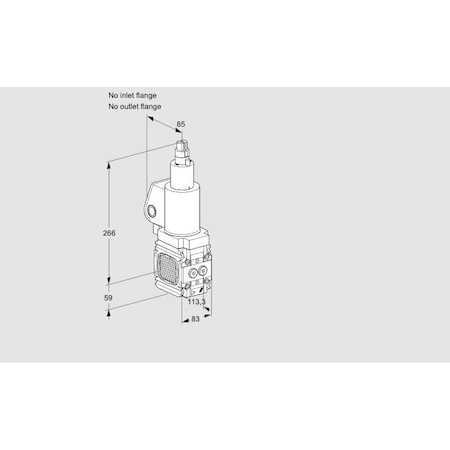 Honeywell Kromschroder VLV, SOLND, SZ 3, NPT, VAS3T /LWSL, SLOW OPN KS88006055