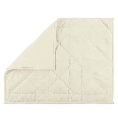 Lavish Home 2PC Velvet Twin Quilt Set & Matching Pillow Sham Medium Weight Ultra Soft Luxury Cotton Velvet 66-004-VC-T