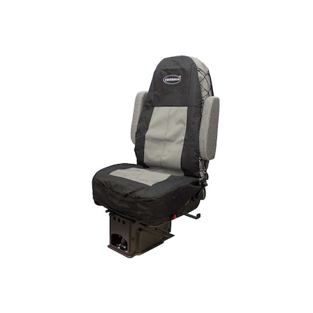 Uni Pro KM TRUCK SEAT COVER HIGHBACK BLK/GY 9107
