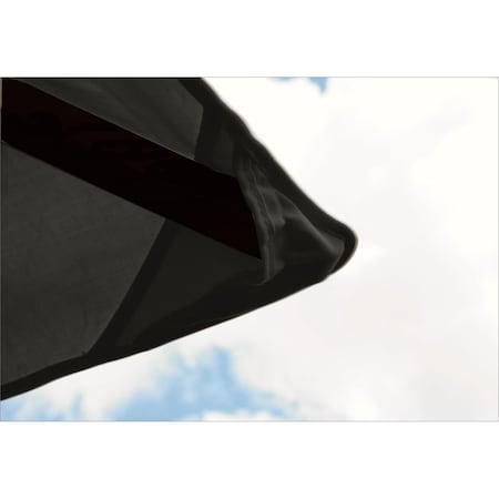 Superherostuff 12 sq. ft. Sundura Replacement Canopy for 12 sq. ft. Gazebo, Black PA3186210