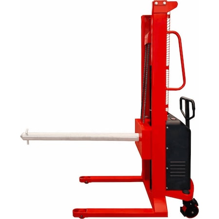 Pake Handling Tools Powered Roll Stacker, Ple Dia.4.7in, L 48in, 660 Lb. Cap., 70in Lift Height PAKES-ERL1018
