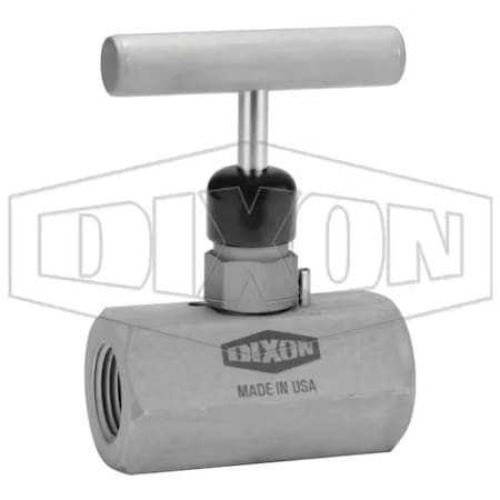 Dixon Mini Needle Valve, 1/2-14 Nominal, FNPT End Style, Steel Body FFC404