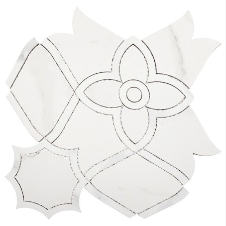 Andova Tiles SAMPLE-Ciara Rex 10-in. Marble Look Matte Porcelain Wall & Floor Tile SAM-ANDCIA1264