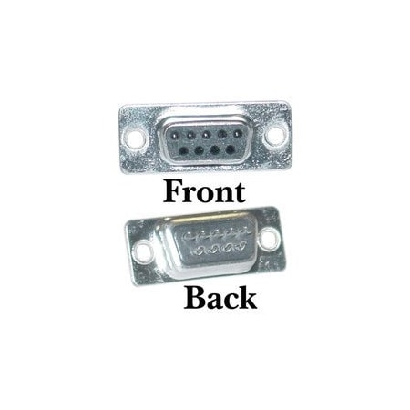 Cable Wholesale DB9 Female D-Sub Connector, Solder Type 3530-04009