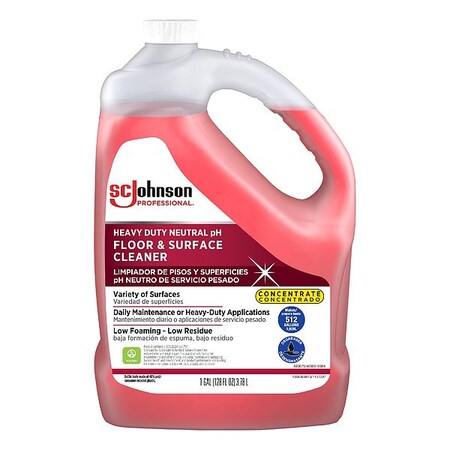 Sc Johnson Professional Floor Cleaner, Liquid, 1 gal, Bottle, PK4 680079