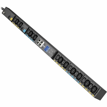 Eaton Single-Phase Managed Rack PDU G4, 208V, 20 Outlets, 24A, 5.8kW, L6-30 Input, 10 ft. Cord, 0U EVMAL630B