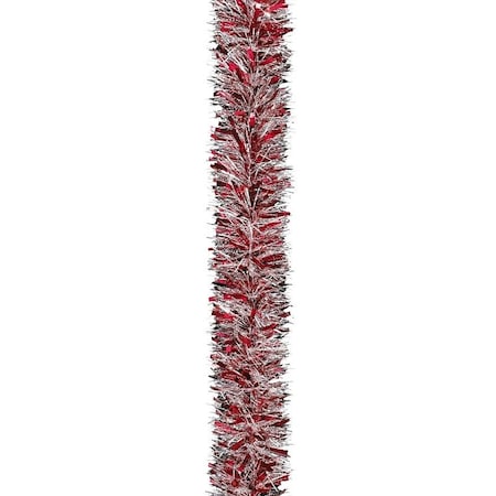 Holiday Trims Holiday Garland, 10 ft L, Red 3583452