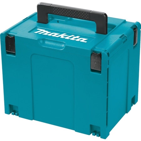 Makita MAKPAC Interlocking Tool Case, Plastic, Blue, 15-1/2 in W x 11-1/2 in D x 12-1/2 in H 197213-3