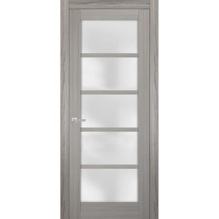 Sartodoors French Interior Door, 30" x 96", White QUADRO4002ID-SSS-3296