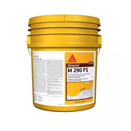 Sika Sikalastic M 290 FS Polyurethane-Modified Methyl Methacrylate Waterproofing Base Coat, 4.5 gal Pail 812134