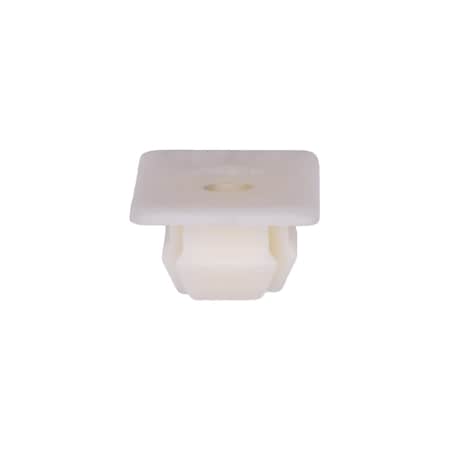 Auveco Nylon Grille Nut #8 Or #10 Screw Size 1/2in Head, 50PK 13933