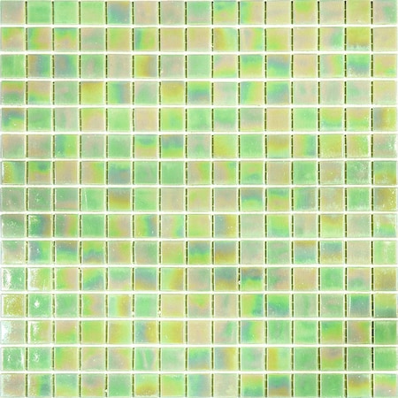 Apollo Tile Nacreous 12 in. x 12 in. Glossy Lime Green Glass Mosaic Wall and Floor Tile 20 sq. ft./case, 20PK APLPE88GN407A