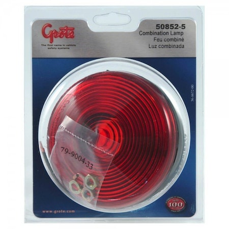 Grote Lighting 4in Two-Stud Stop Tail Turn Lights, 12V, , Model 50852-5
