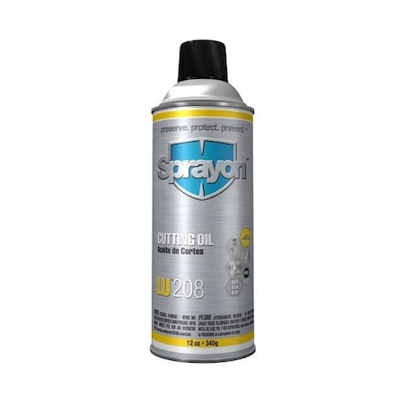 Sprayon Cutting Oil, 12 oz, Aerosol, Petroleum Base SC0208000