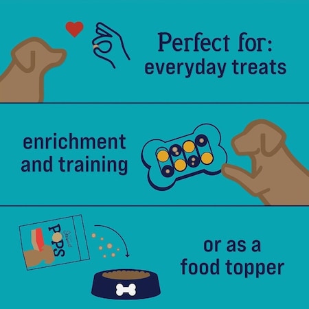 Stewart PuffPops 2.8 Oz. Bacon & Cheese Freeze-Dried Dog Treats 402304