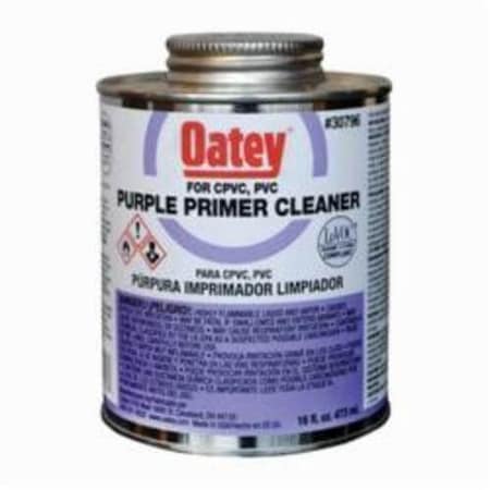 Oatey All Purpose Pipe Primer/Cleaner, 16 oz, Purple 30796