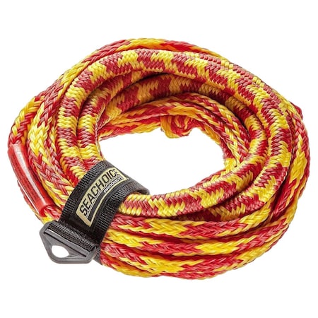Seachoice Polypropylene Red/Yellow Bungee Tow Rope 50 ft. L 50-86738