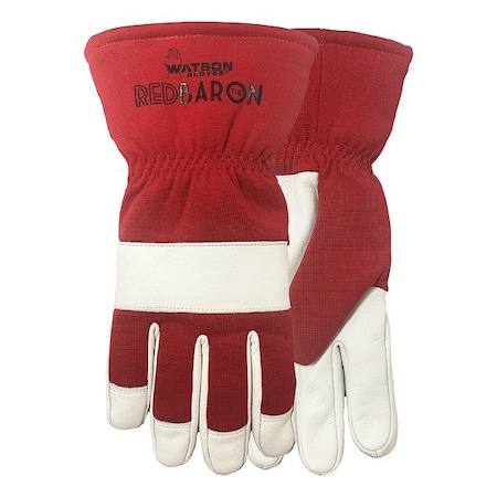 Watson Gloves Leather Gloves, Gauntlet Cuff, Wing Thumb, Full Finger, 1 PR 94001-S