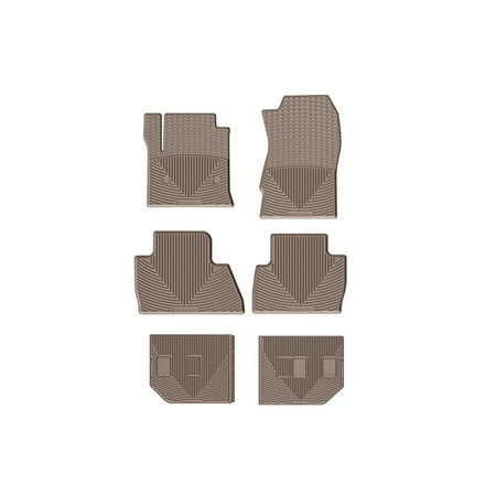 Weathertech Tan, Front and Rear All Weather Floor Mats W309TN-W324TN