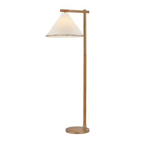 Troy Lighting 1 Light Zettler Table Lamp Patina Brass/Ceramic Ancient Villa PTL1823-PBR/CAV