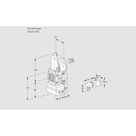 Honeywell Kromschroder VAD1-/20R/NW-50A KS88005007