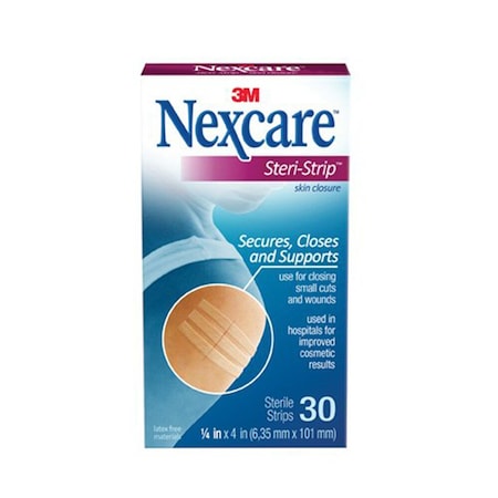 3M Nexcare Steri-Strip Skin Closures, Breathable, Sterile, 120PK H1546