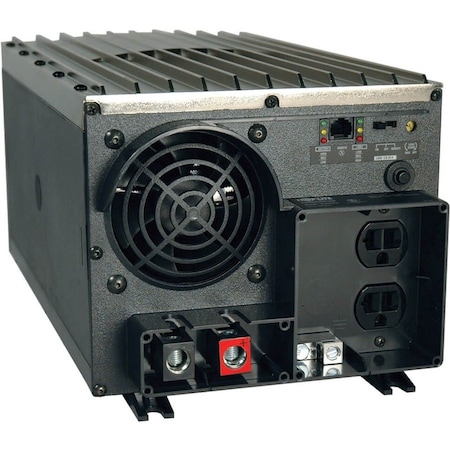 Tripp Lite Power Inverter, Modified Sine Wave, 4,000 W Peak, 2,000 W Continuous, 2 Outlets PV2000FC