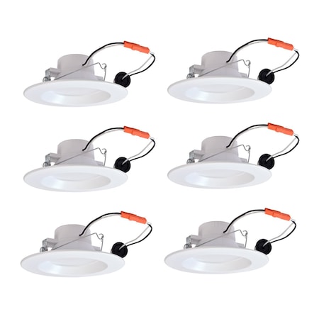 Energetic Lighting 6 in. Adjustable CCT Downlight Dimmable Indoor Integrated LED Recessed Light, 6PK E3DL6S-92750-6P