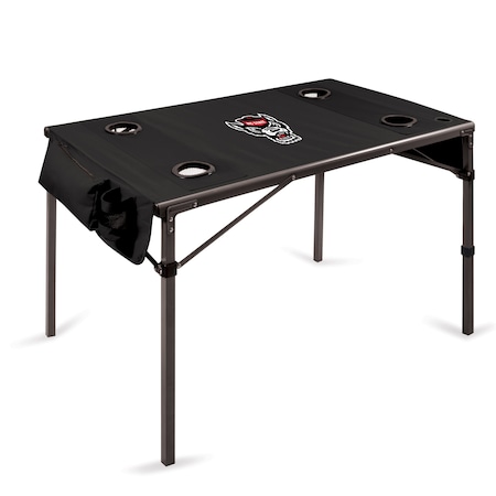 Picnic Time Family Of Brands NCAA NC State Wolfpack Travel Table Portable Folding Table, Camping Table, Outdoor Table 799-00-179-424-0