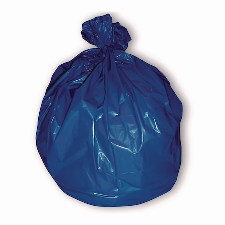 Heritage Linear Low-Density Can Liners for Recyclable Waste, 45 gal, 1.3 mil, 40in x 46in, Blue, 100PK H8046PX