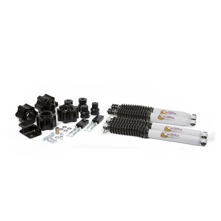 Geared2Golf 2007-2016 Jeep Wrangler JK 3 in. Lift Kit - Front Shock GE3627381