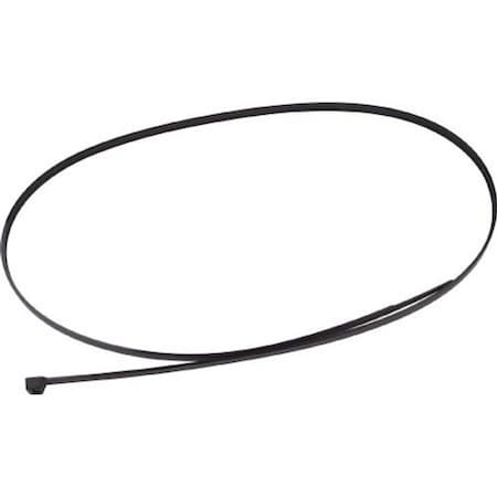 Cable Tie, 36 in L, 11 in Max Bundle Dia., Black, Nylon, 175 lb Strength, 50 PK