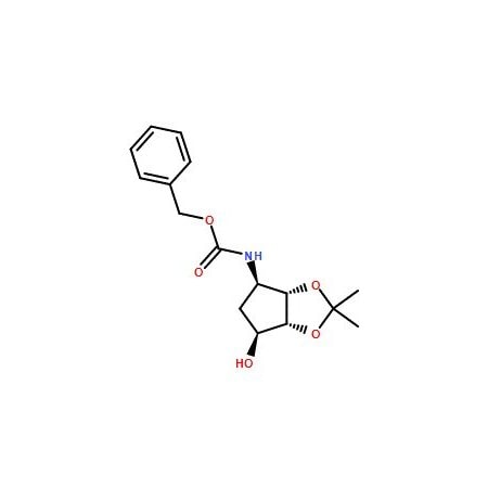 Ak Scientific Benzyl ((3aS, 4R, 6S, 6aR)-6-hydroxy-2, 2-dimethyltetrahydro-3aH-cyclopenta[d][1, 3]dioxol-4-yl)carbamat Z3637-25g