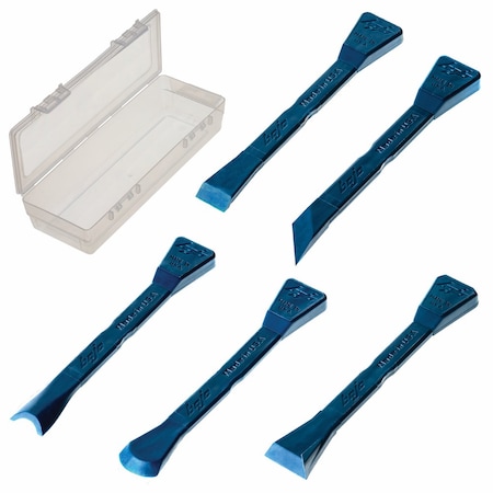 Bojo Tools 5-Piece Plastic Scraper Tool Kit in F1 Cases ATH-SUK2F1-XNGL