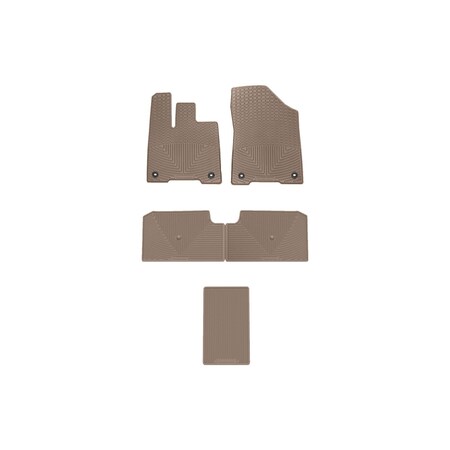 Weathertech Tan, Front, Rear, and Rear All Weather Floor Mats W580TN-W581TN-W583TN