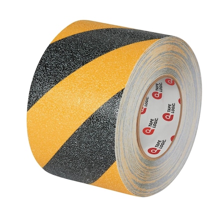 Tape Logic 3in x 60ft Black/Orange Striped Heavy-Duty Anti-Slip Tape T96860BO