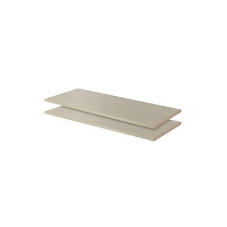 Easy Track 35 in. Shelves, Weathered Grey, 2PK RS1436-CGON
