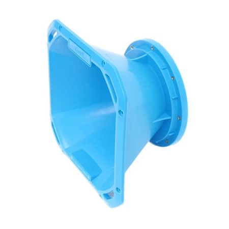 Deejay Led 8-in Speaker Despacito Midrange Diffuser Horn w/ Exponential Flare in Blue TBHDIF8BLUE