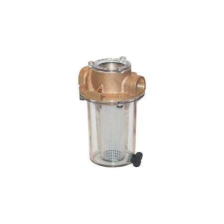 Groco ARG Bronze Strainer With Plastic Basket ARG-2500-P