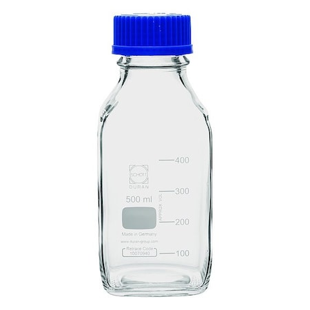 United Scientific Supplies Inc Media/Store Btl, Boro Glass, 181mm H, PK10 BMS0500