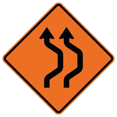 Sign Solutions Usa Traffic Sign, 18 in Width, Aluminum Sign, Diamond DUS12DFO1818W24-1aR
